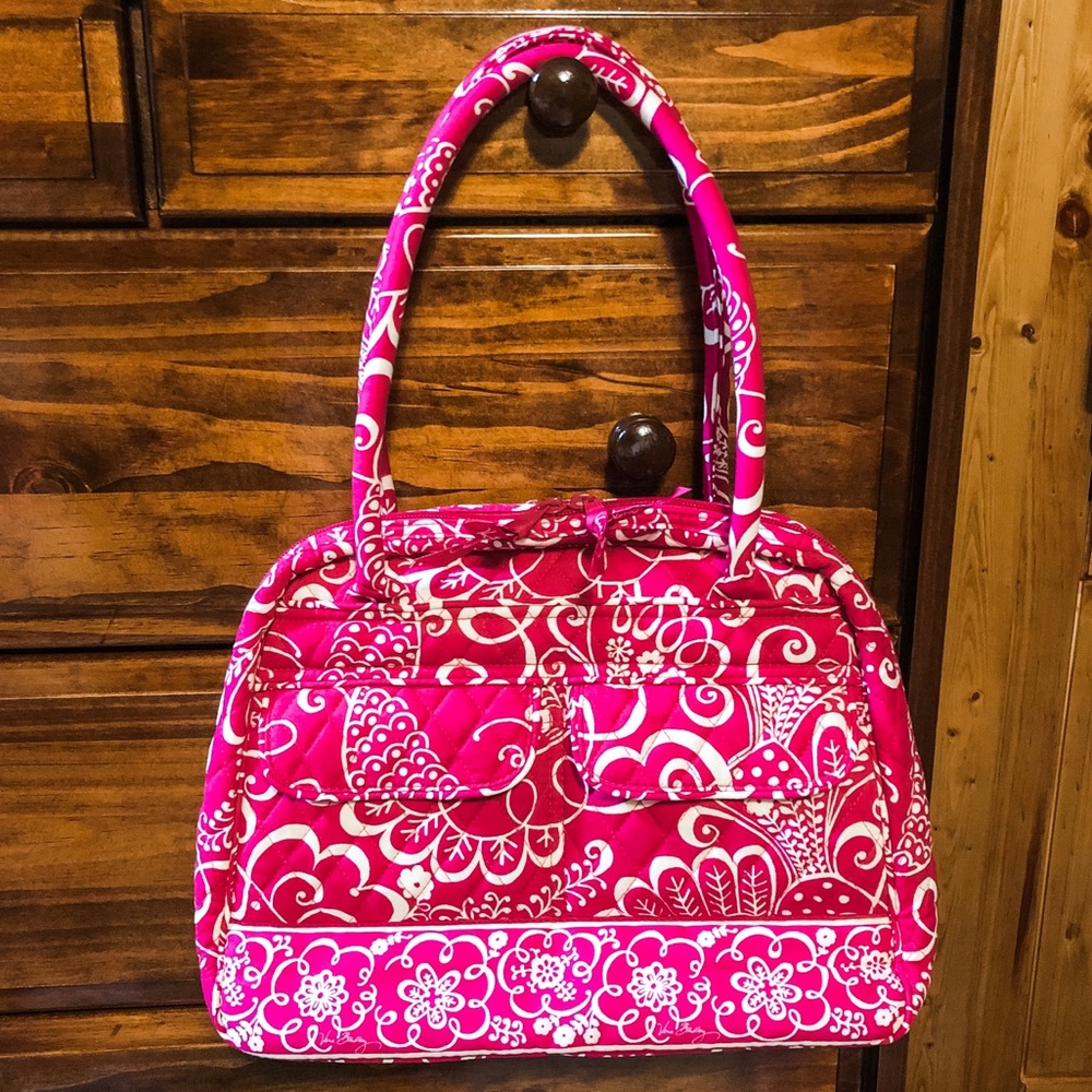 Vera Bradley Twirly Birds Pink Purse, 2010 - 2011